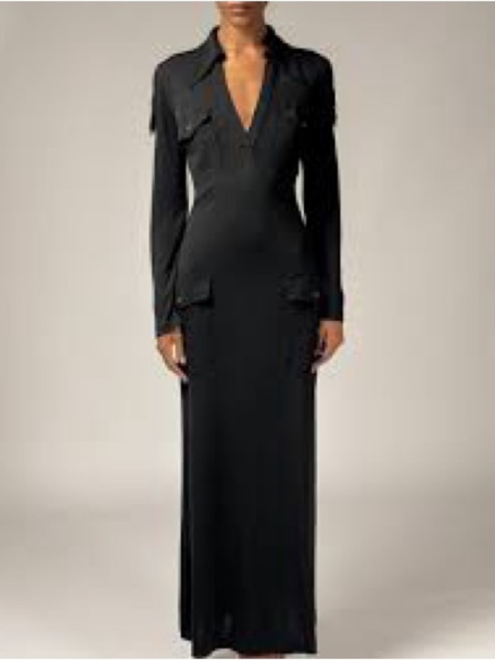 Vintage Gucci 1996 Pocket Maxi Dress